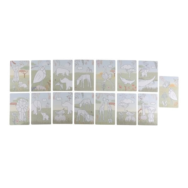 Tableta de Dibujo Safari Friends - Little Dutch