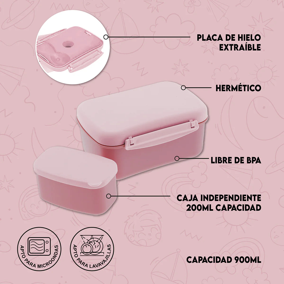 Caja Almuerzo Refrigerante (Varios modelos)