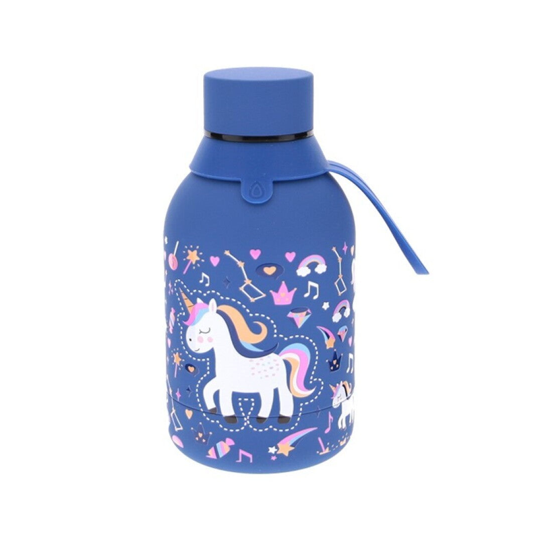 Botella térmica acero 350ml Mazarine Unicornios