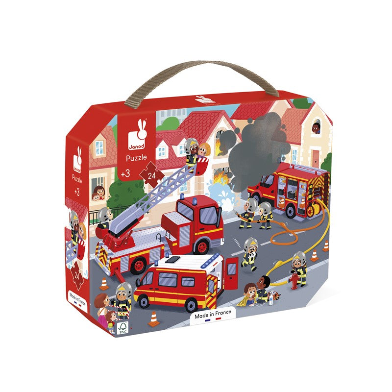 Puzzle bomberos 24 piezas