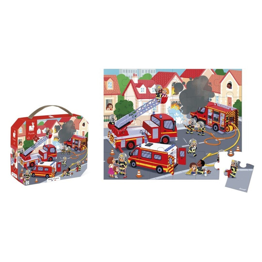 Puzzle bomberos 24 piezas