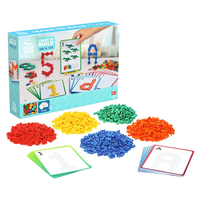 Learn to Build: ABC & 123 - Plus plus