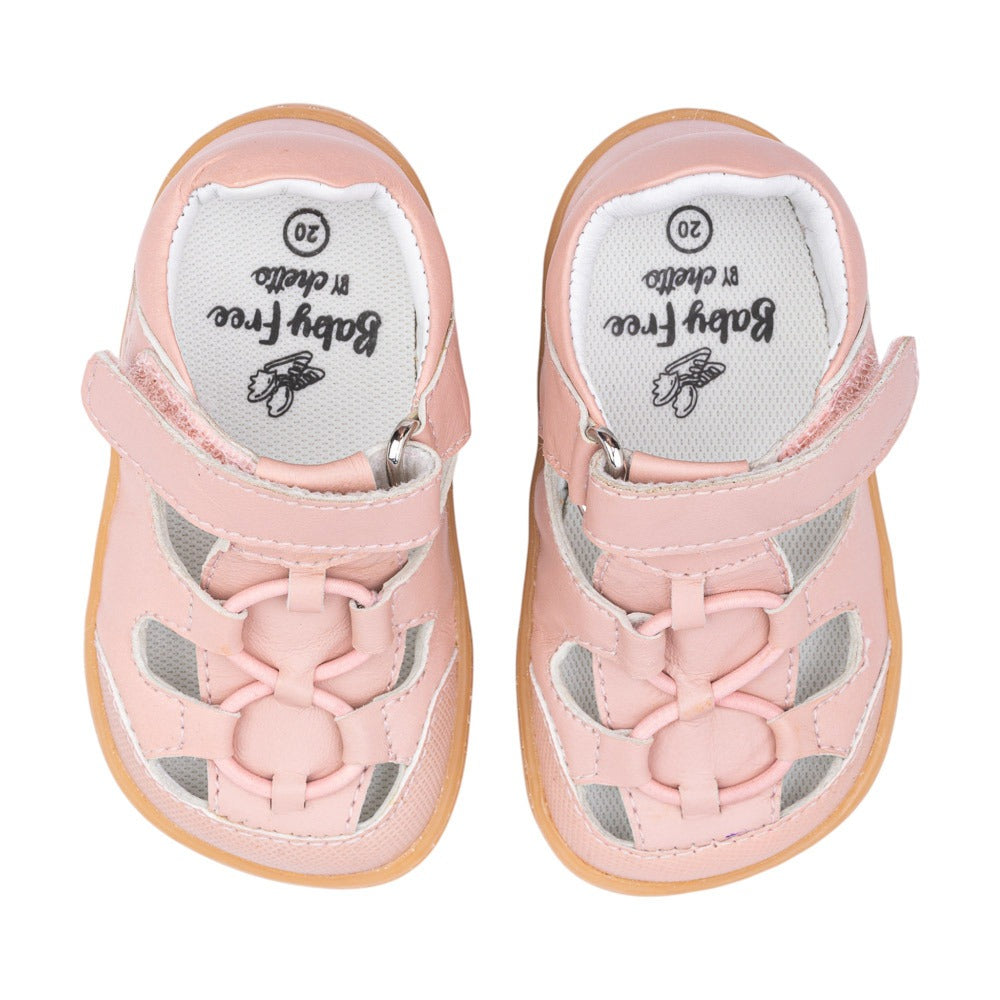 Sandalia piel baby free rosa – Chetto