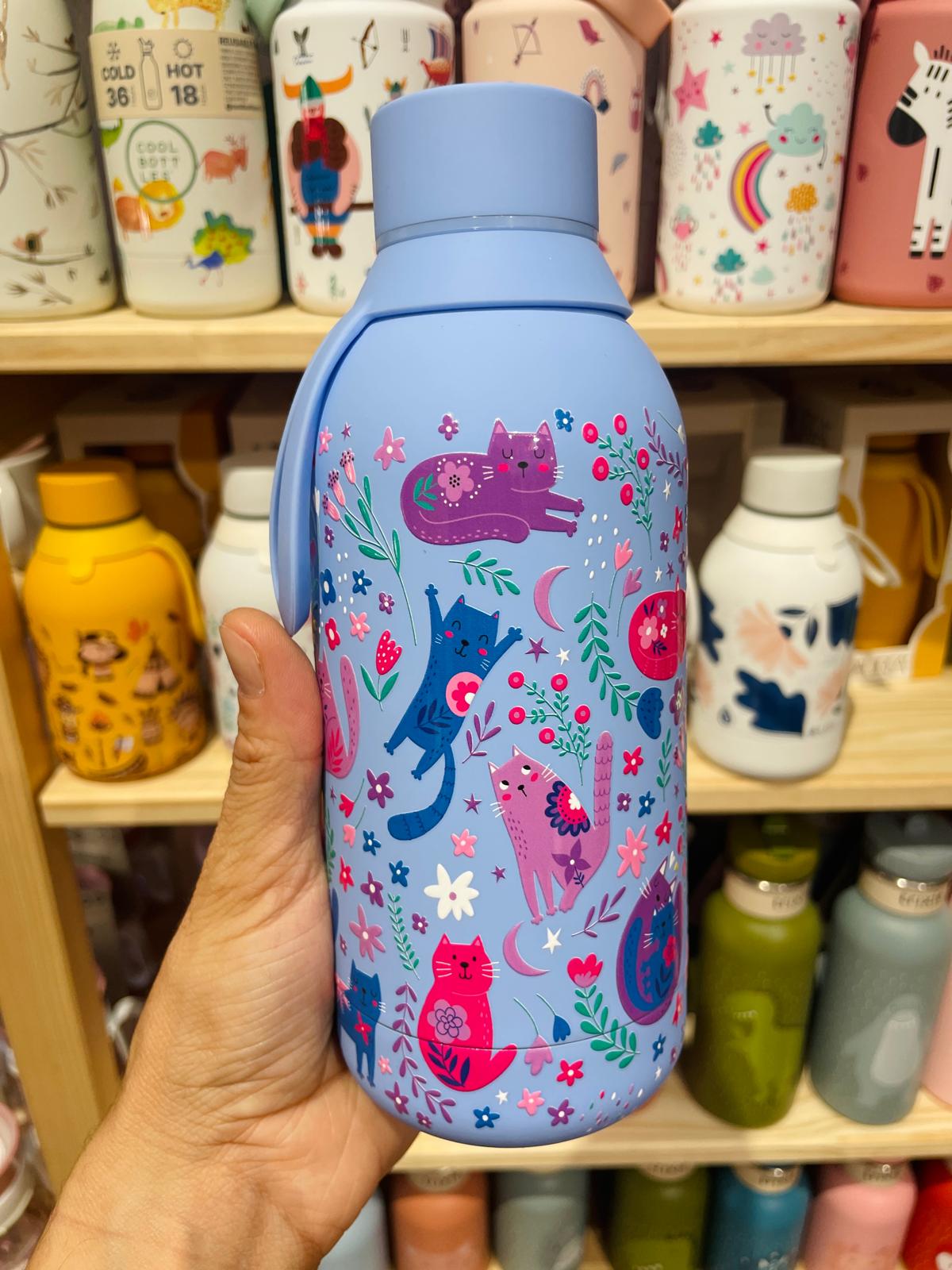 Botella térmica acero 500ml Ice Crazy Cat