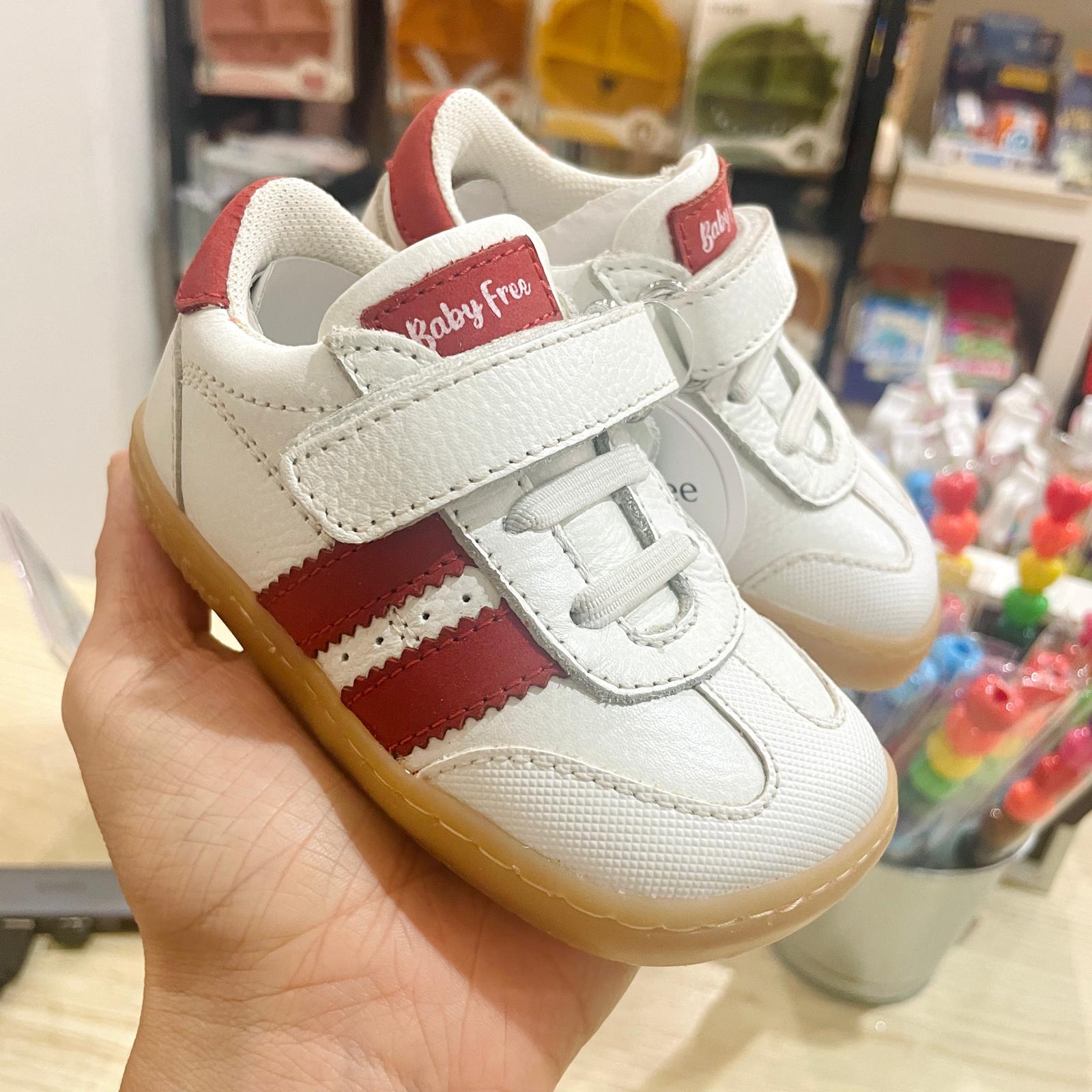 Deportiva Piel Blanco & Rojo  – Chetto