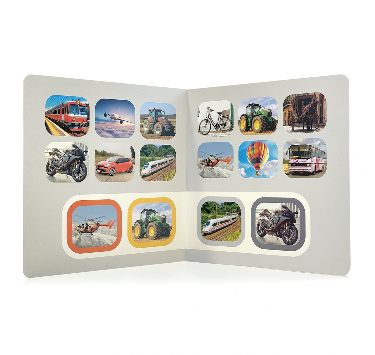 Busca y encuentra: Medios de transporte - Nowordbooks