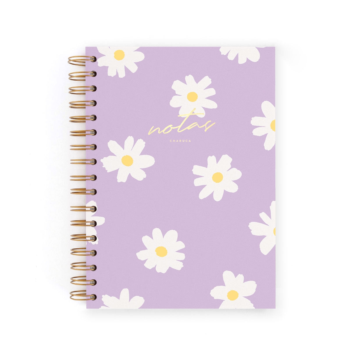 Cuaderno A5 floral puntos