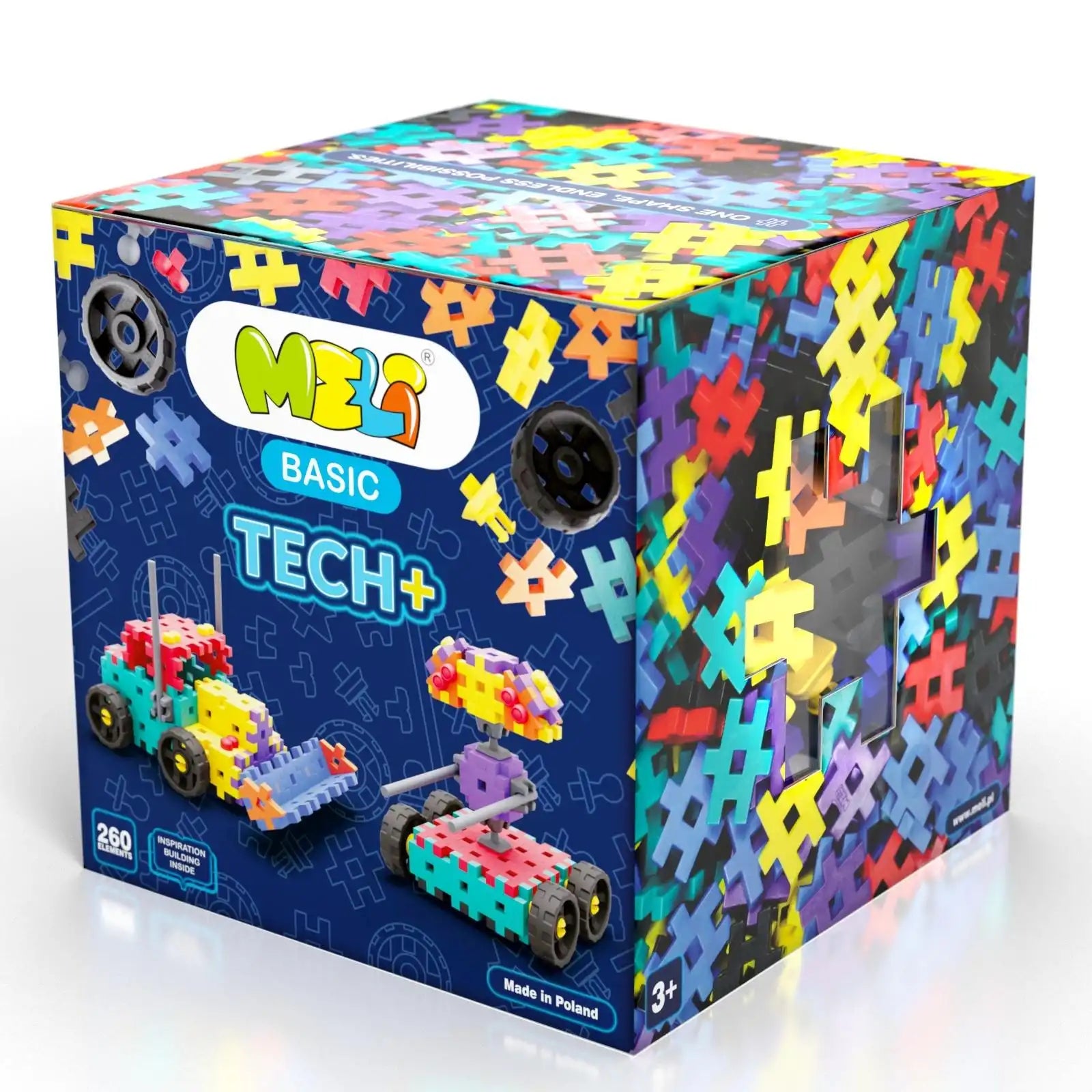 Bloques construcción MELI – Basic Tech+ 260 pcs