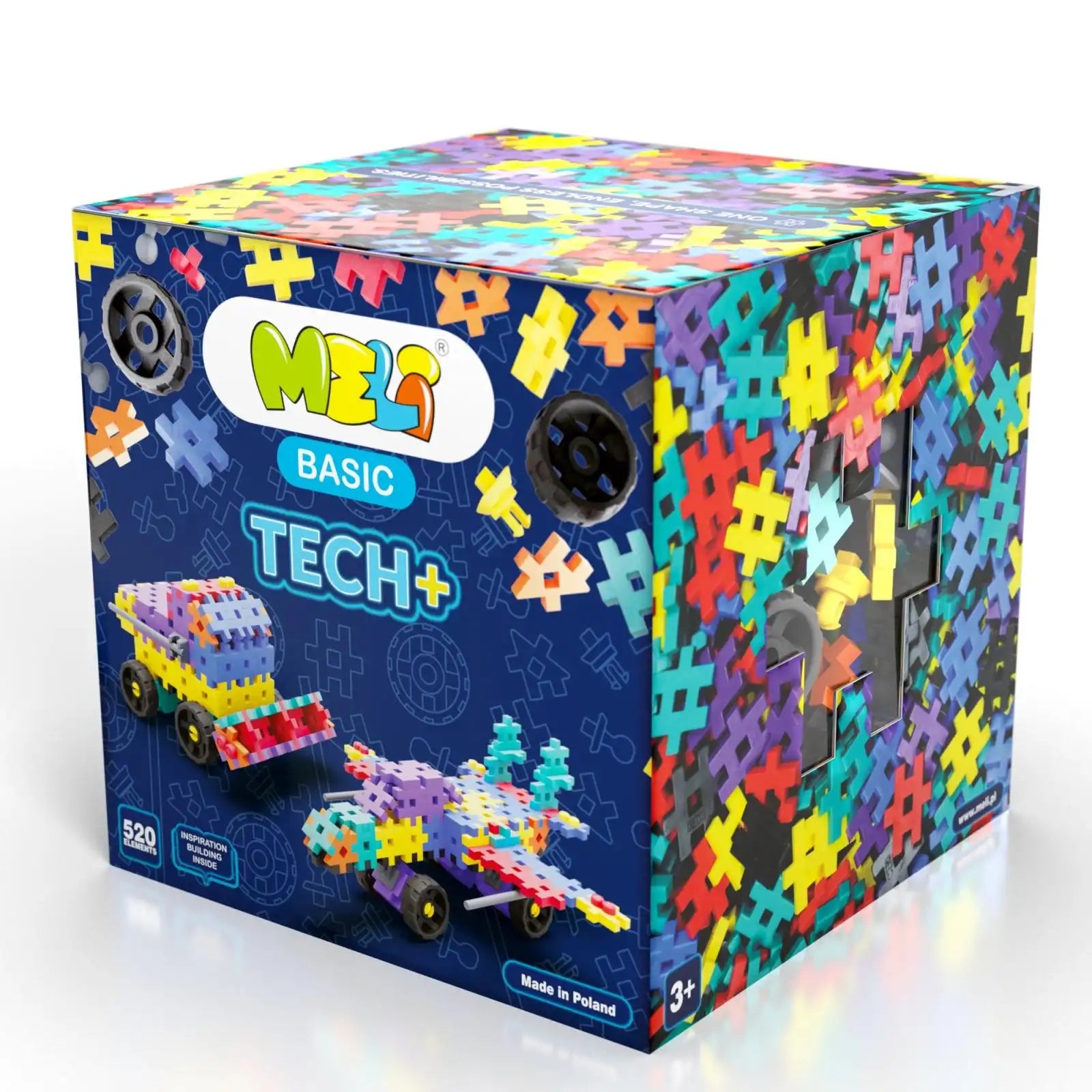 Bloques construcción MELI – Basic Tech+ 520 pcs