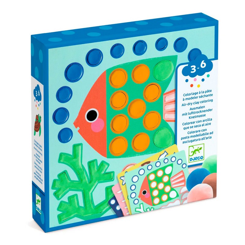 Colorear Océanos con Plastilina
