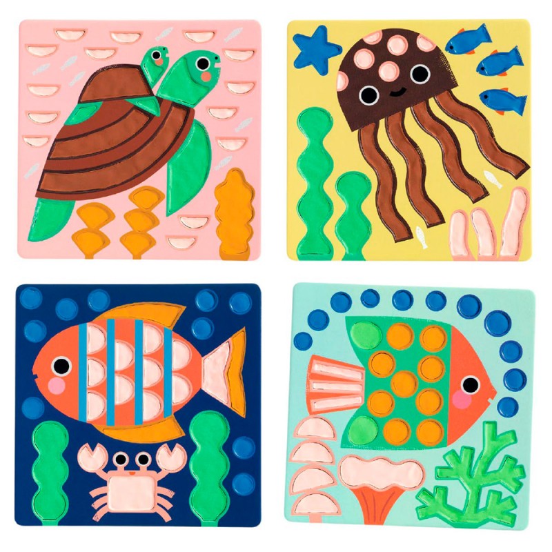 Colorear Océanos con Plastilina