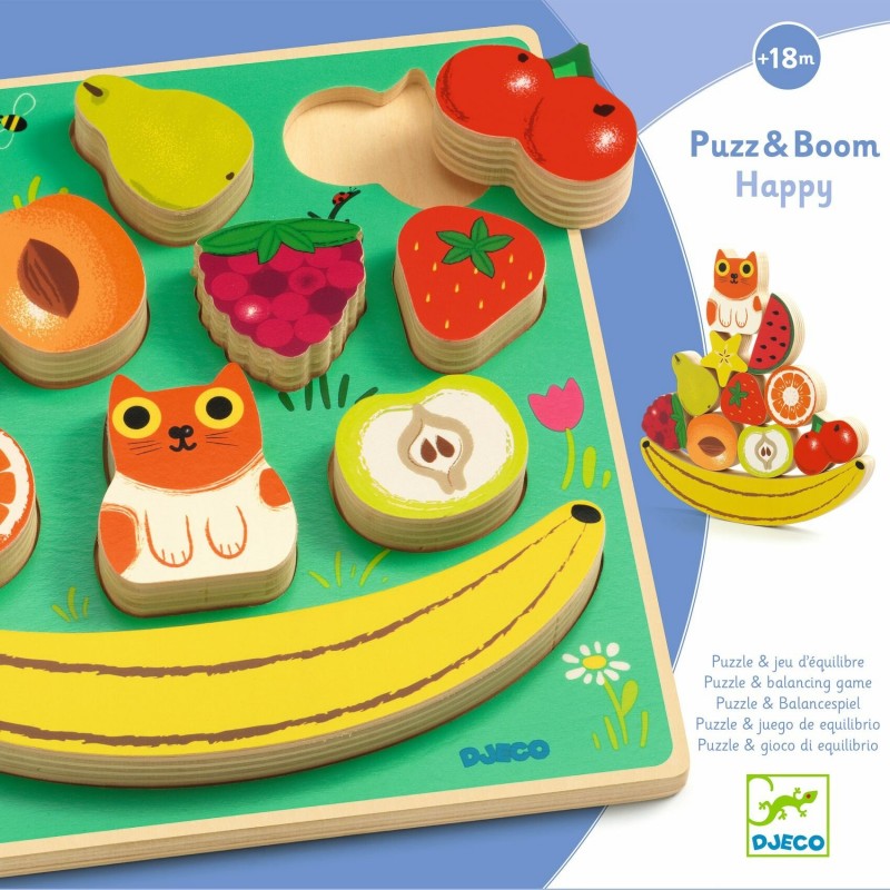 Puzzle encajable Happy frutas