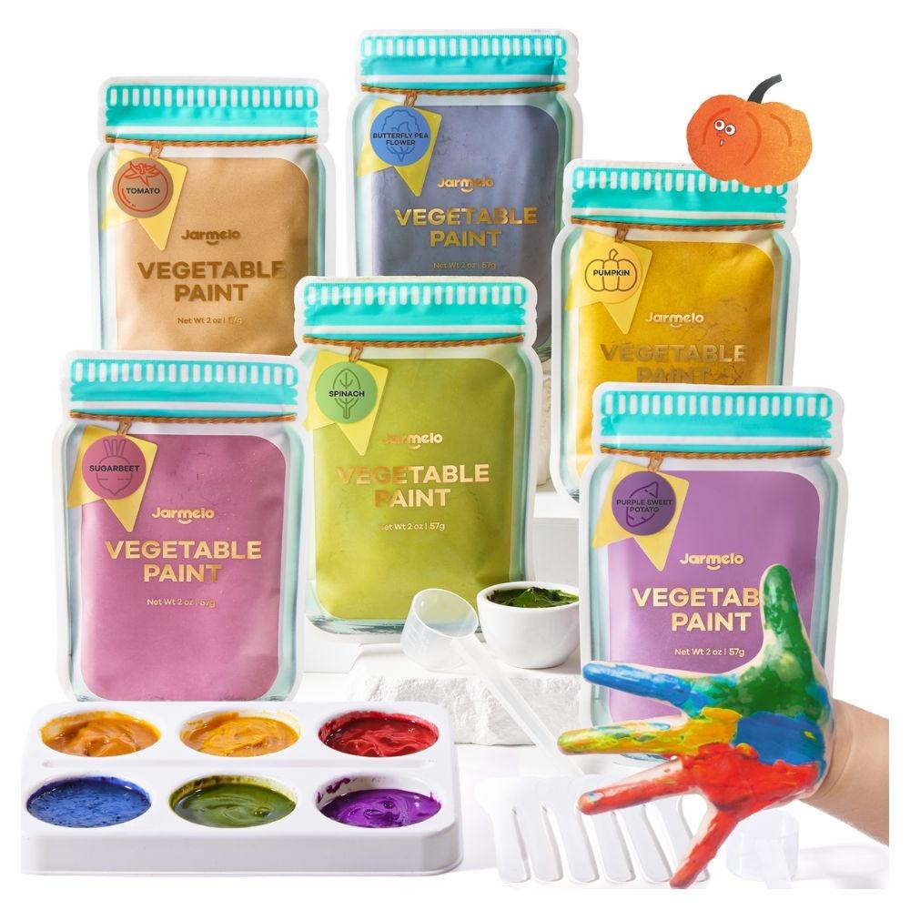Pintura vegetal en polvo natural (6 colores) - Jar Meló