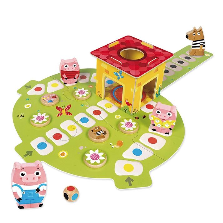 Juego cooperativo Los tres cerditos - Goula