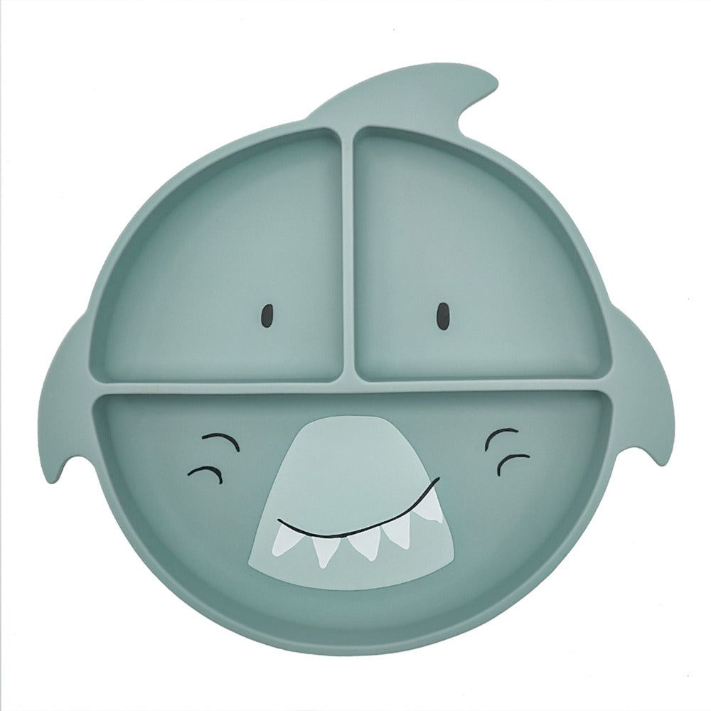 Plato con ventosa y divisiones Mr. Shark - Trixie