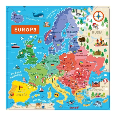 Mapa magnético Europa