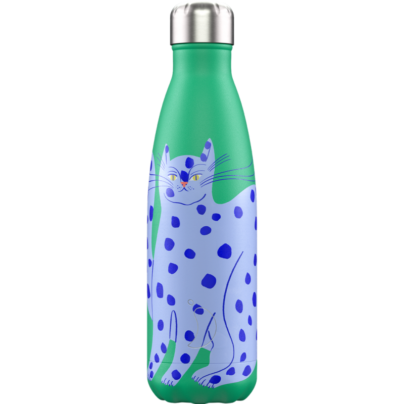 Botella térmica acero Blue cat 500ml Chilly´s - Tribujito Tienda