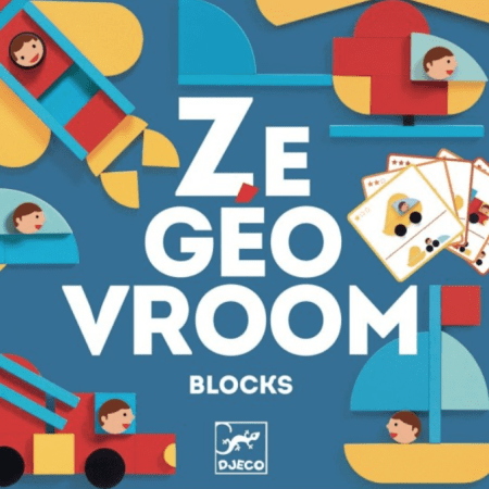 Ze Géo Vroom Blocks construcción - Djeco